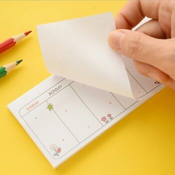 U75A Weekly Planning Pad Memo Pad for Weekly Planning Notepad Πρόγραμμα 40σελ.