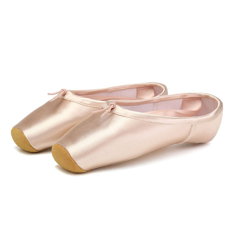 Ženske baletne cipele za djevojčice Ružičaste svilene balerine vrpce Baletne špice za ples za djecu i odrasle Profesionalne baletne cipele