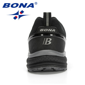 BONA New Arrival Άνετα αθλητικά παπούτσια για περπάτημα εξωτερικού χώρου Lace Up Αθλητικά παπούτσια για άντρες Ανδρικά παπούτσια τρεξίματος δημοφιλούς στυλ