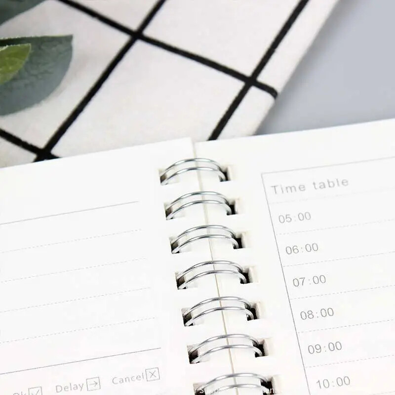 Καθημερινός προγραμματιστής Αυτορυθμιζόμενο ρολόι Ημερολόγιο Ημερολόγιο Πηνίο Σημειωματάριο για μαθητές Β6 Σχεδιασμός διαχείρισης χρόνου