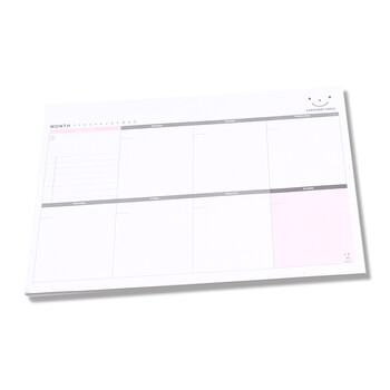 Ιαπωνικά A4 Monthly Planners Week Time Memo Pad Budget Agenda List To Do Journal Σημειωματάριο Επιστολόχαρτο Ημερήσιο Πρόγραμμα εργασίας Σημειώσεις