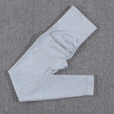 NORMOV 2vnt treniruoklių salės moterų komplektai besiūliai jogos rinkinys aukštu juosmeniu, sportinė apranga Push Up Sport treniruočių rinkiniai Fitneso kostiumas ilgomis rankovėmis