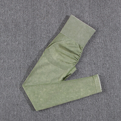 NORMOV 2vnt treniruoklių salės moterų komplektai besiūliai jogos rinkinys aukštu juosmeniu, sportinė apranga Push Up Sport treniruočių rinkiniai Fitneso kostiumas ilgomis rankovėmis