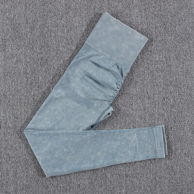 NORMOV 2vnt treniruoklių salės moterų komplektai besiūliai jogos rinkinys aukštu juosmeniu, sportinė apranga Push Up Sport treniruočių rinkiniai Fitneso kostiumas ilgomis rankovėmis