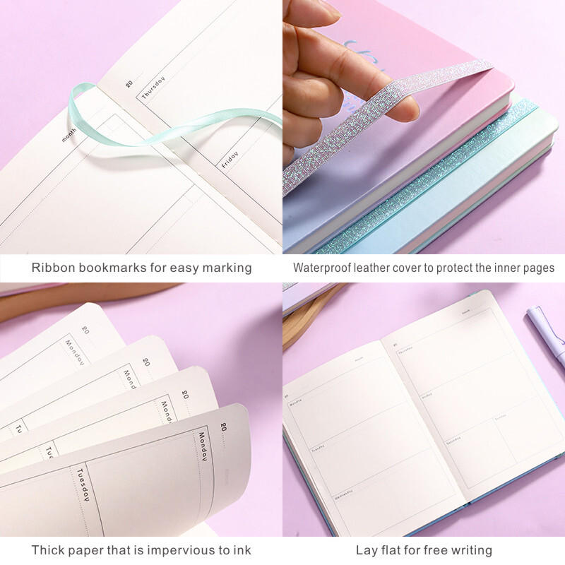 Tjedni planer Mjesečni raspored A5 bilježnica Rasporedi Planer za učenje Uredski školski pribor