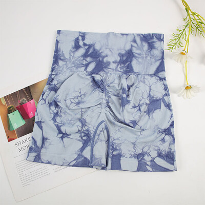 CHRLEISURE Γραβάτα Dye Yoga Σετ Γυναικεία Αθλητική Κοστούμι Ποδηλατικό σορτς με Σουτιέν για τρέξιμο Γυμναστήριο Ελαστική στολή γυμναστικής