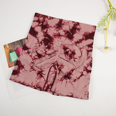 CHRLEISURE Γραβάτα Dye Yoga Σετ Γυναικεία Αθλητική Κοστούμι Ποδηλατικό σορτς με Σουτιέν για τρέξιμο Γυμναστήριο Ελαστική στολή γυμναστικής