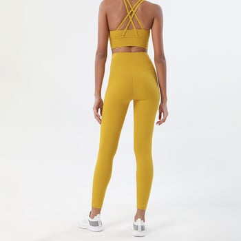 SOISOU Nylon Yoga Σετ Γυναικεία αθλητική φόρμα γυμναστικής Σετ γυμναστικής γυναίκα 2 τεμάχια Κολάν Αθλητικό σουτιέν Αναπνεύσιμο Αθλητικά Γυναικεία Ρούχα