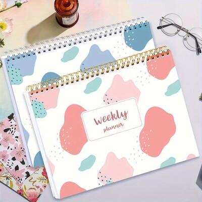 Weekly Planner Notepad - Daily Weekly Agenda 52 Sheets Notepad Organizer With Space Daily Schedule Meal Plan And Habit Tracker