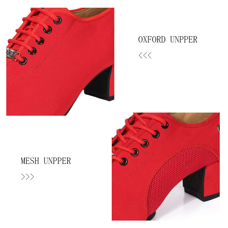 παπούτσια χορού που αναπνέουν γυναικεία παπούτσια χορού κορδόνια γόβες γυναικεία χορευτική αίθουσα χορού latin παπούτσια χορού μεγάλο μέγεθος 34-42 5cm Τακούνια