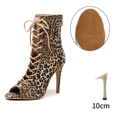 SWDZM Stilettos Sieviešu deju augstpapēžu kurpes balles latino deju kurpes Pole Party deju apavi meitenēm Sieviešu leopards Jauns