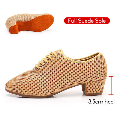 SWDZM sieviešu deju apavi balles deju deju apavi Sieviešu modernās tango kurpes zēniem, meitenēm deju sporta apavi Džeza apavi ar 3,5/5 cm papēžu