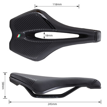 RACEWORK MTB Bicycle Saddle Road Bike Racing Ultralight Seat Hollow Gel Cycling Cushion Απορρόφηση κραδασμών Ανταλλακτικά σέλας ποδηλάτου