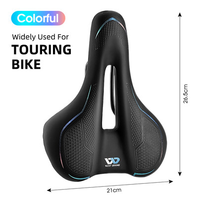 WEST BIKING MTB Velosipēdu Velosipēdu Seglu sliede Dobs Elpojošs Absorbcijas Lietus necaurlaidīgs Mīksts Ērts Sūklis Ikdienas Riteņbraukšanas Ceļa Sēdeklis