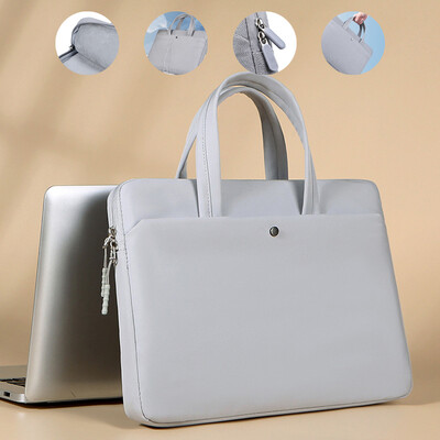 CASEPOKE sieviešu klēpjdatora futrālis 13,3 collu 14,6 collu 15,6 collu rokassomiņa planšetdatoram mobilajam tālrunim klēpjdatora soma priekš Macbook Air Pro Lenovo Xiaomi HP