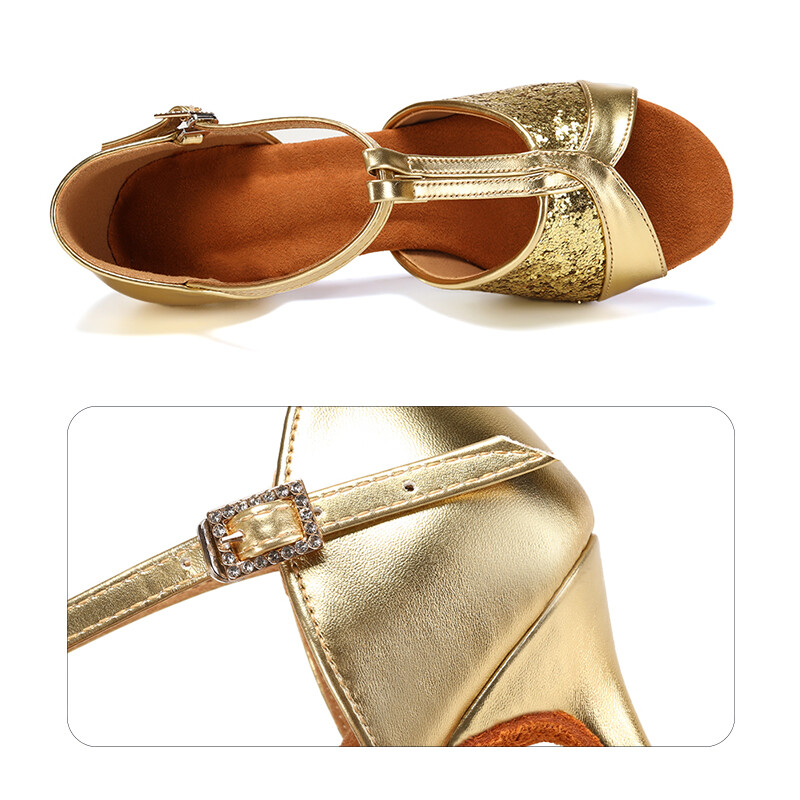 Νέα Latin Dance Παπούτσια για Γυναικεία/Γυναικεία/Κοριτσά/5 Χρώματα/Tango Pole Dancing Παπούτσια χορού με τακούνι 7cm και 5cm