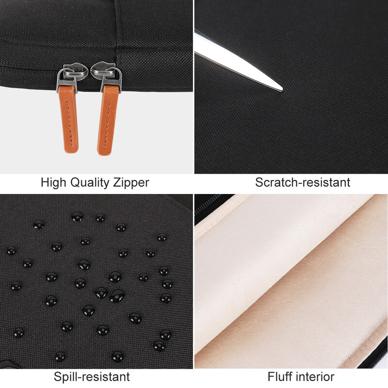 DOMISO 10", 11", 13", 14", 156", 17" ιντσών θήκη χαρτοφύλακα φορητού υπολογιστή Αδιάβροχη θήκη μεταφοράς φορητό προστατευτικό με λαβή