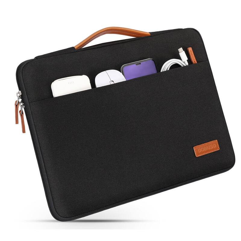 DOMISO 10", 11", 13", 14", 156", 17" ιντσών θήκη χαρτοφύλακα φορητού υπολογιστή Αδιάβροχη θήκη μεταφοράς φορητό προστατευτικό με λαβή