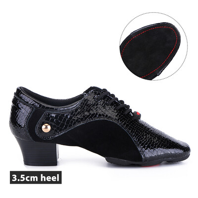 HROYL Unisex deju apavi vīriešiem zēniem sievietēm latīņu balles mūsdienu tango un džeza deju treniņu apavi Salsas skolotāju prakses apavi