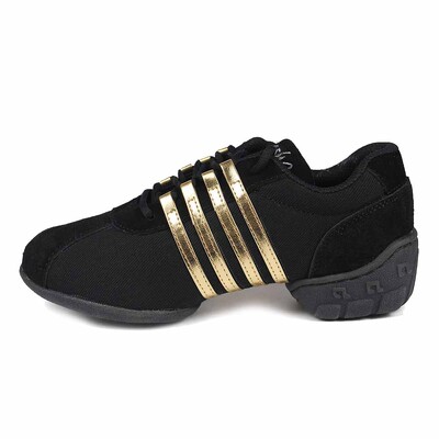 HROYL Dance kedas Unisex sporta deju apavi Sieviešu meitenes Mūsdienu sporta Hip Hop Džeza kedas Kurpes Salsa Square Deju apavi
