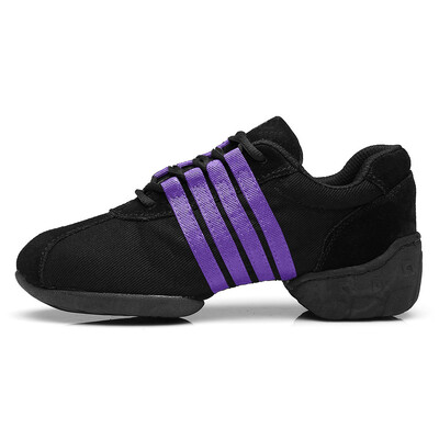 HROYL Dance kedas Unisex sporta deju apavi Sieviešu meitenes Mūsdienu sporta Hip Hop Džeza kedas Kurpes Salsa Square Deju apavi