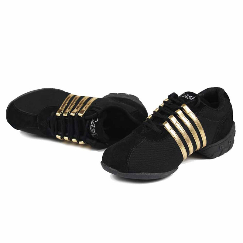 HROYL Dance Sneakers Unisex Αθλητικά Παπούτσια Χορού Γυναικεία Κορίτσια Μοντέρνα Αθλητικά Hip Hop Jazz Sneakers Παπούτσια Salsa Square χορευτικά παπούτσια