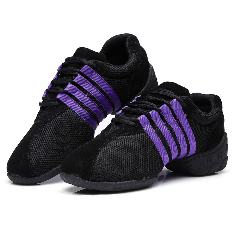 HROYL Dance Sneakers Unisex Αθλητικά Παπούτσια Χορού Γυναικεία Κορίτσια Μοντέρνα Αθλητικά Hip Hop Jazz Sneakers Παπούτσια Salsa Square χορευτικά παπούτσια