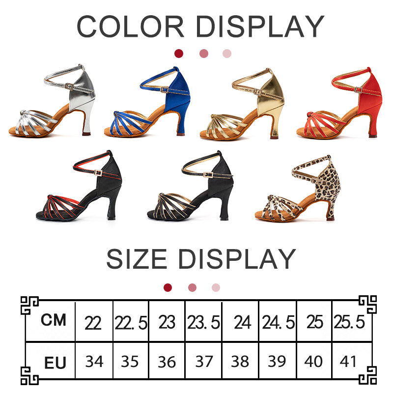 SWDZM Αίθουσα χορού Γυναικεία λάτιν Παπούτσια χορού Tango Γυναικεία παπούτσια χορού μαύρα καφέ Salsa παπούτσια χορού για κορίτσια Μαλακή σόλα Ψηλοτάκουνα σανδάλια