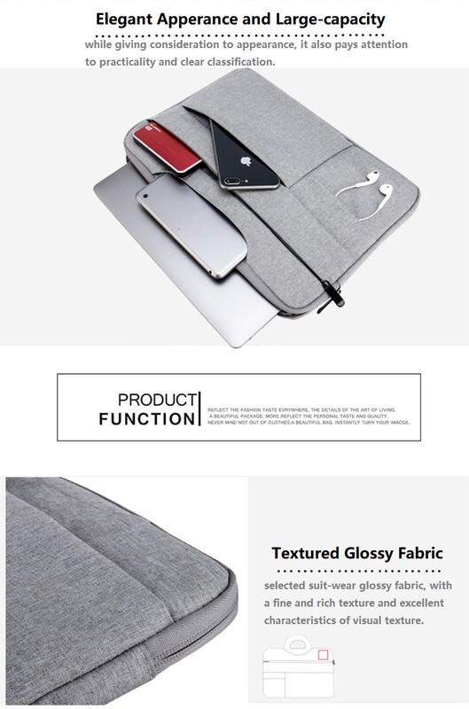 Τσάντα φορητού υπολογιστή Τσάντα 13 14 15 15,6 ιντσών για Xiaomi MacBook Air ASUS Τσάντα φορητού υπολογιστή Θήκη Κάλυμμα για φορητό υπολογιστή Αξεσουάρ Γυναικείο Αντρικό Χαρτοφύλακα