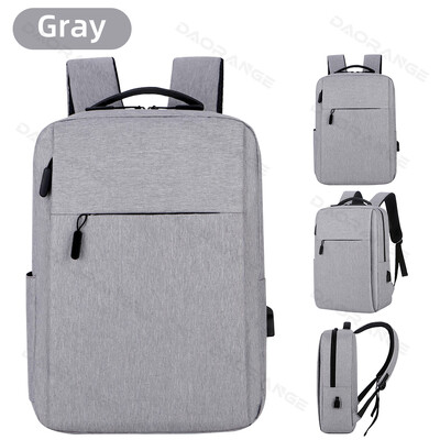 Klēpjdatora soma USB mugursoma priekš Macbook Air Pro Lenovo Asus HP Dell lielas ietilpības ceļojošs ūdensizturīgs vairāku kabatu klēpjdatora vāciņš