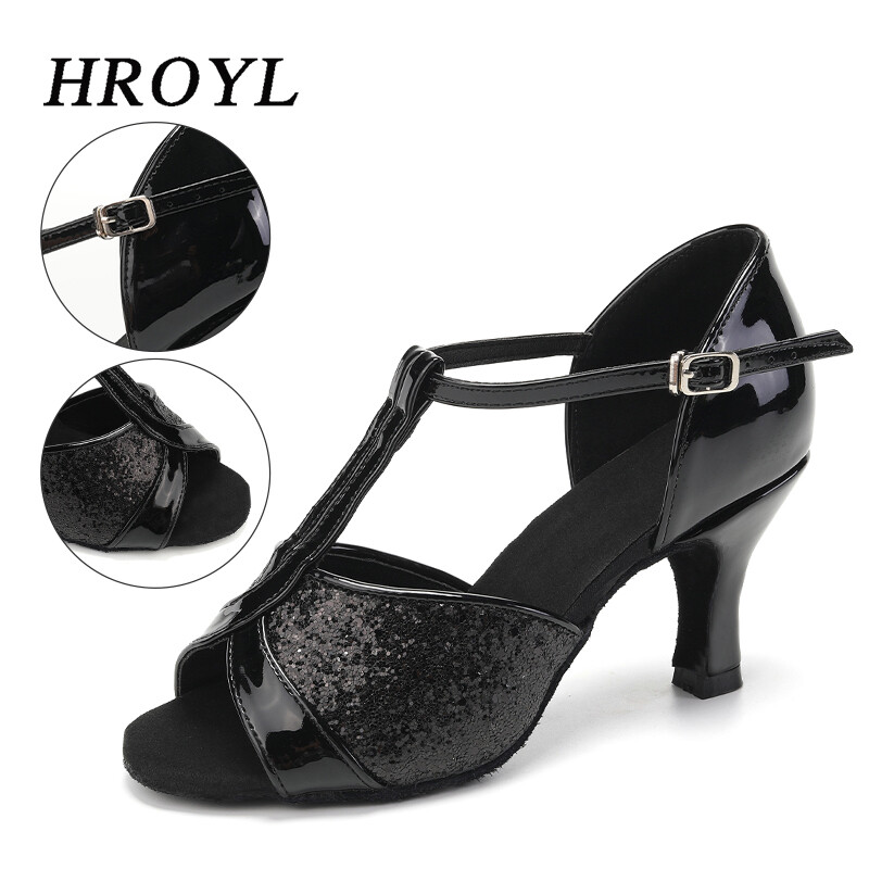 Γυναικεία παπούτσια χορού για χορευτικές γυναίκες/κορίτσια/γυναικεία αίθουσα χορού Latin Modern Tango&Salsa 5,5/7,5CM Παπούτσια προπόνησης με τακούνι