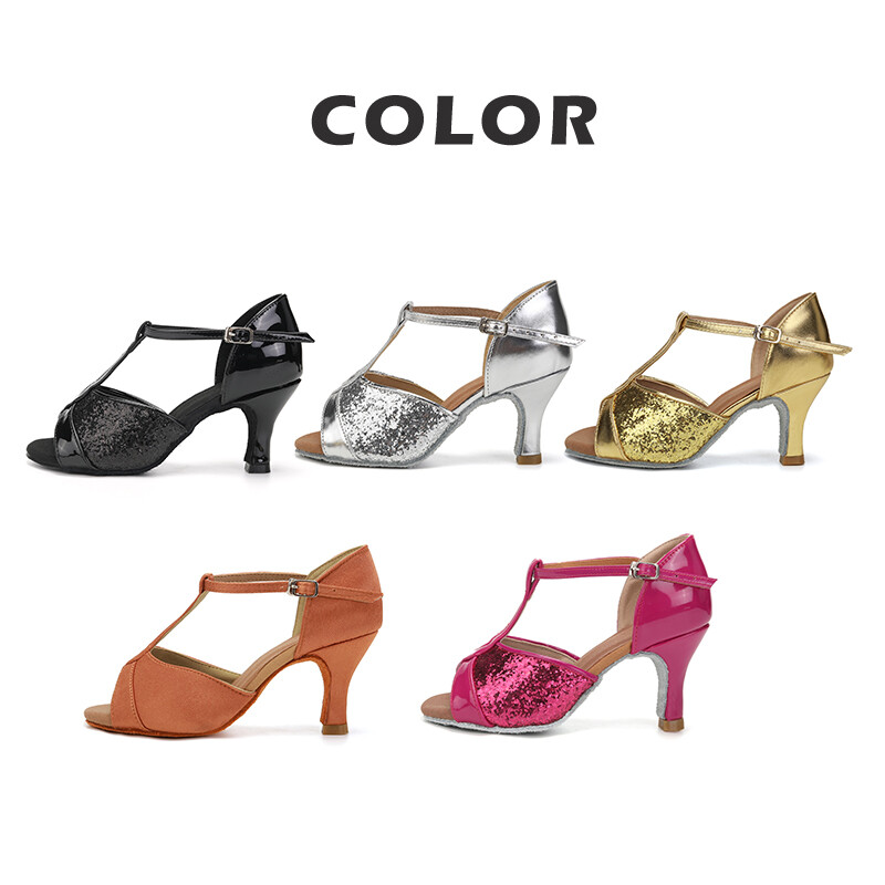 Γυναικεία παπούτσια χορού για χορευτικές γυναίκες/κορίτσια/γυναικεία αίθουσα χορού Latin Modern Tango&Salsa 5,5/7,5CM Παπούτσια προπόνησης με τακούνι