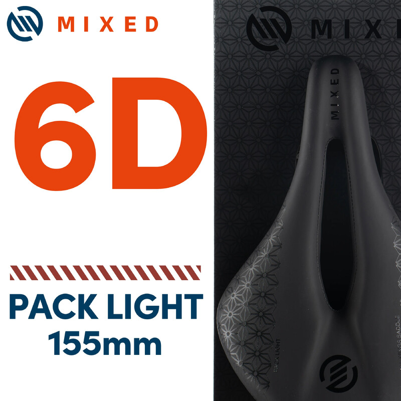 MIXED Full Carbon Fiber Saddle Pack 5D 6D 7D Εξαιρετικά ελαφρύ μαξιλάρι 143mm 155mm για ανταλλακτικά ποδηλάτων δρόμου MTB Mountain Bicycle