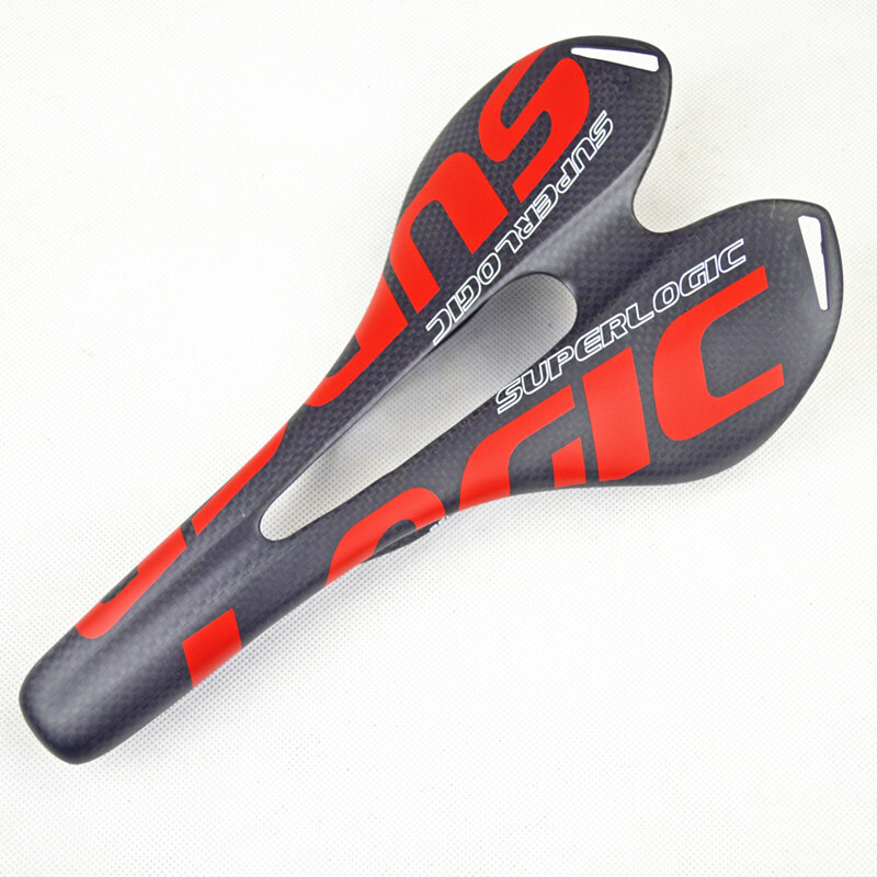 superlogic 3K Full Carbon Fiber Bicycle Saddle Road MTB Bike Carbon Saddle Seat Ματ μαξιλάρι ποδηλάτου 275*143mm ποδηλατικά ανταλλακτικά