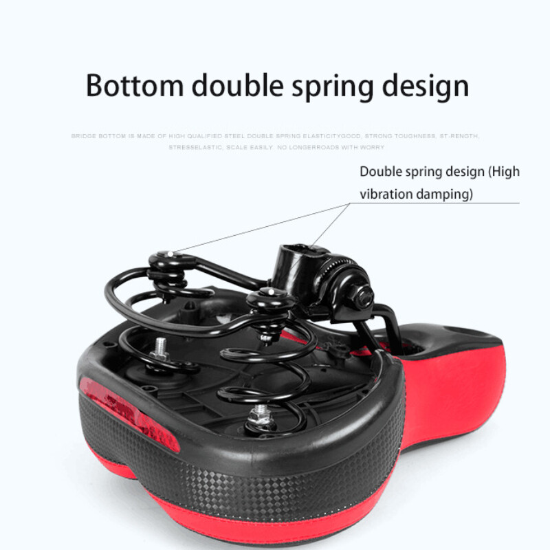 Νέο Bicycle 3d Gel Saddle Extra Wide Comfort Ultra Soft Saddle Mountain Bike Soft Padded Silicone Seat Pad Bike Ανταλλακτικά 2023