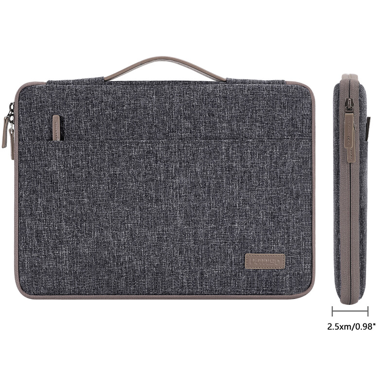 DOMISO ūdensizturīgs klēpjdatora uzmava ar rokturi 10" 11" 13" 14" 15" 17" klēpjdatora soma MacBook piezīmjdatora datora soma