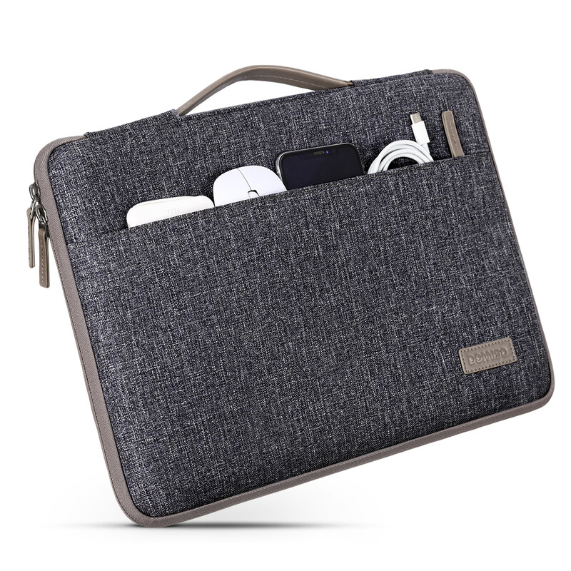 DOMISO ūdensizturīgs klēpjdatora uzmava ar rokturi 10" 11" 13" 14" 15" 17" klēpjdatora soma MacBook piezīmjdatora datora soma