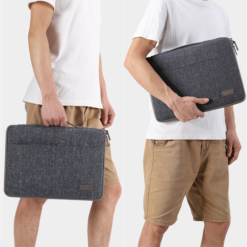 DOMISO ūdensizturīgs klēpjdatora uzmava ar rokturi 10" 11" 13" 14" 15" 17" klēpjdatora soma MacBook piezīmjdatora datora soma