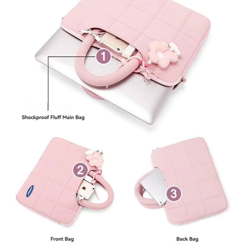 Klēpjdatora soma 13,3 14,1 15,6 16,1 collas ūdensnecaurlaidīgs klēpjdatora piedurknes portfelis rokassomiņa piezīmjdatora soma Portatīvais Macbook Air Pro futrālis