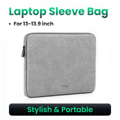 UGREEN klēpjdatora soma Macbook Pro Air 13,9 14,9 collu apvalkam HP Lenovo iPad ūdensizturīga piezīmjdatora pārsega pārnēsāšanas soma