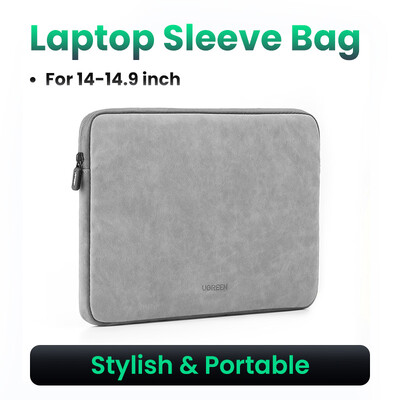 UGREEN klēpjdatora soma Macbook Pro Air 13,9 14,9 collu apvalkam HP Lenovo iPad ūdensizturīga piezīmjdatora pārsega pārnēsāšanas soma