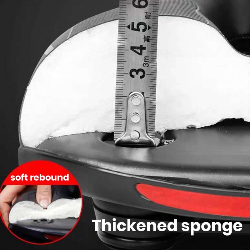 Αντιολισθητικό πλατύ κάθισμα ποδηλάτου Αντικατάσταση σέλας ποδηλάτου Άνετο μαξιλάρι αφρού μνήμης με απορρόφηση κραδασμών για εσωτερικούς/εξωτερικούς χώρους