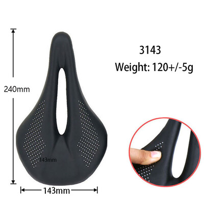 ELITA ONE Carbon Segli MTB/Road Bike Segli Super Light Leather Carbon Cushions 96g