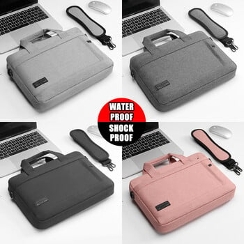 Бизнес чанта за лаптоп Sleeve Case Калъф за рамо за Macbook Air pro 13 14 15.6 17 инча ASUS Lenovo Dell Huawei чанта