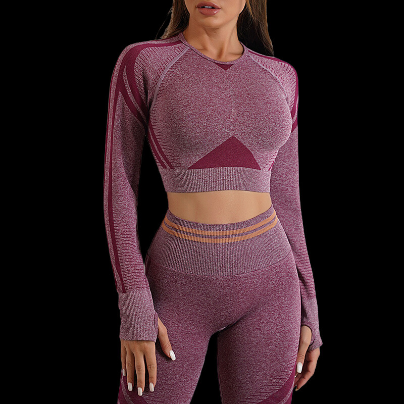 MaxRunPro Γυναικεία φόρμα γιόγκα μακρυμάνικη 2 τεμ.