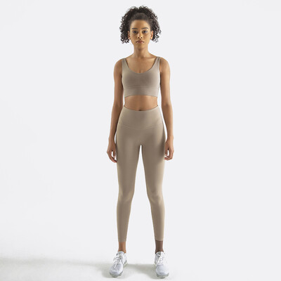 SOISOU neilona treniņtērpi Sieviešu jogas komplekts sporta tērps sporta zāle fitnesa krūšturi legingi Sieviešu atpūtas apģērbi Crop Tops Sexy 18 Colors