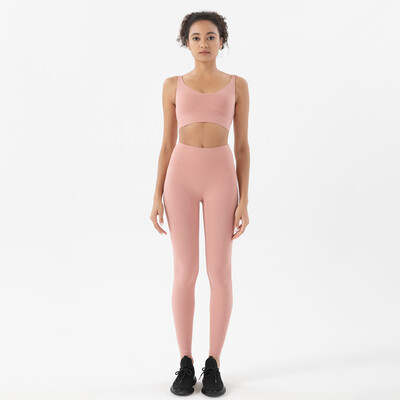 SOISOU neilona treniņtērpi Sieviešu jogas komplekts sporta tērps sporta zāle fitnesa krūšturi legingi Sieviešu atpūtas apģērbi Crop Tops Sexy 18 Colors