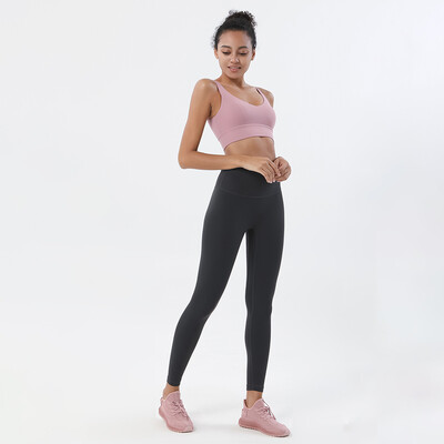 SOISOU neilona treniņtērpi Sieviešu jogas komplekts sporta tērps sporta zāle fitnesa krūšturi legingi Sieviešu atpūtas apģērbi Crop Tops Sexy 18 Colors