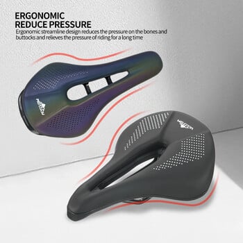 MOTSUV MTB Mountain Bike Road Seat Άνετη σέλα ποδηλάτου με αντικραδασμικό μαξιλάρι ποδηλασίας σέλα ποδηλάτου άσκησης για άνδρες γυναίκες