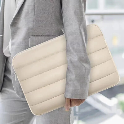 Νέες τσάντες θήκης μεταφοράς υπολογιστή Puffy Laptop Sleeve 11 12 13 14 15 ιντσών Candy Color Τσάντες για Ipad Macbook Asus HP Lenovo